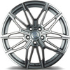 FELGI CARBONADO RUBIN 5x112 8x18 ET30 Anthracite Front Polished