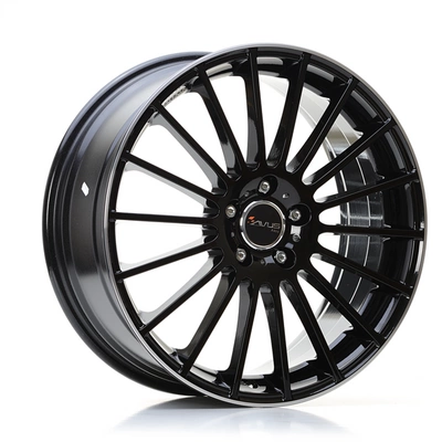 FELGI AVUS AC-M03 4x100 6.5x16 ET35 BLACK POLISHED LIP