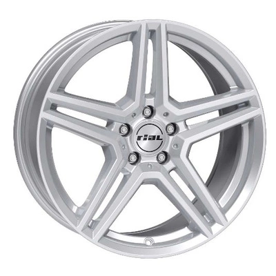 Felgi Rial M10 5x112 7.5x18 ET49 Polar Silver