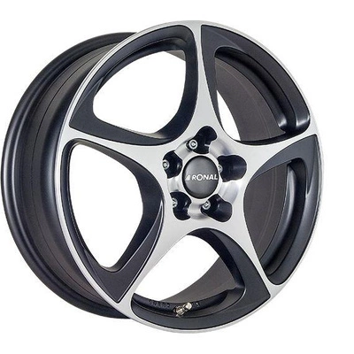 FELGI RONAL R53 5x114.3 8x17 ET48 Matt Black Front Diamond Cut