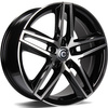 FELGI CARBONADO STORMY 5x112 7.5x17 ET42 Black Front Polished