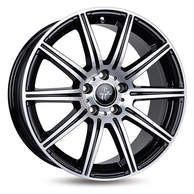 FELGI KESKIN KT16 5x112 8x18 ET30 Black Front Polish