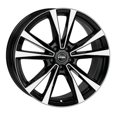 FELGI RIAL M12 5x112 8x18 ET38 Diamond Black Front Polished