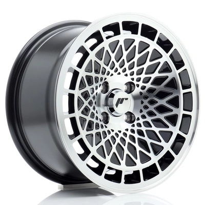 Felgi Japan Racing JR14 15x8 ET25 4x100 Gloss Black Machined Face