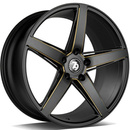 FELGI SEVENTY9 SV-N 5x112 8x18 ET35 Black Glossy Milled Gold