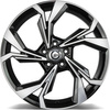 FELGI CARBONADO SLINGSHOT 5x112 8.0x18 ET45 Black Front Polished