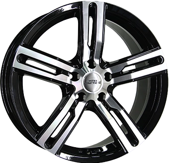 Felgi INTER ACTION KARGIN 5x112 6x15 ET30 Gloss Black Polished