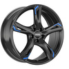 FELGI RONAL R62 Blue 5x112 8x19 ET35 Jetblack