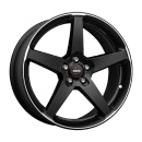 Felgi Momo FIVE 5x112 8.5x20 ET45 Black Matt Polish
