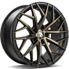 Felgi SEVENTY9 SV-C 5x114.3 8.5x19 ET40 Black Glossy Gold Front