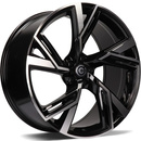 Felgi Carbonado RICH 5x112 8x18 ET45 Black Front Polished