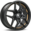 FELGI SEVENTY9 SV-B 5x112 8x18 ET35 Black Matt Gold Inner Lip