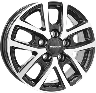Felgi MONACO CL2T 5x160 6.5x16 ET60 Gloss Black Polished