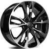FELGI CARBONADO OSAKA 5x114.3 7x17 ET45 Black Front Polished