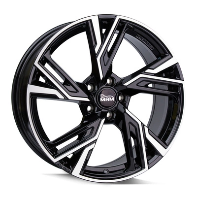 Felgi MAM RS5 5x114.3 8x18 ET45 Black Front Polish