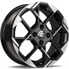 Felgi Carbonado ZOMBIE 4x100 6x15 ET40 Black Front Polished