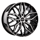 Felgi Carmani 26 MAX 5x120 7x17 ET40 Black Polish