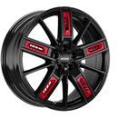FELGI RONAL R67 RED 5x108 8x18 ET40 Jetblack