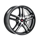 FELGI AXE EX5 5x118 7.5x17 ET35 Black Polished Lip