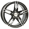 FELGI MONACO GP1 5x112 7.5x17 ET45 Gloss Black Polished