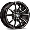 Felgi Carbonado SCOOTER 4x100/4x98 5.5x13 ET30 Black Front Polished