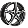 FELGI RONAL R56 4x108 6.5x16 ET26 Matt Black Front Diamond Cut