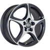 FELGI RONAL R53 5x114.3 8x18 ET45 Matt Black Front Diamond Cut