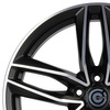 FELGI CARBONADO STYLE 5x112 8x18 ET35 Matt Black Front Polished