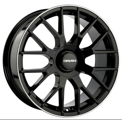 FELGI CARMANI 19 HUGO 5x112 8.5x20 ET45 Black Lip Polish