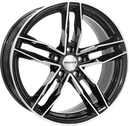 FELGI MONACO RR8M 5x100 7.5x17 ET35 Gloss Black Polished