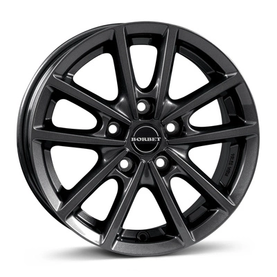 Felgi Borbet W 5x112 6x15 ET43 Mistral Anthracite Glossy