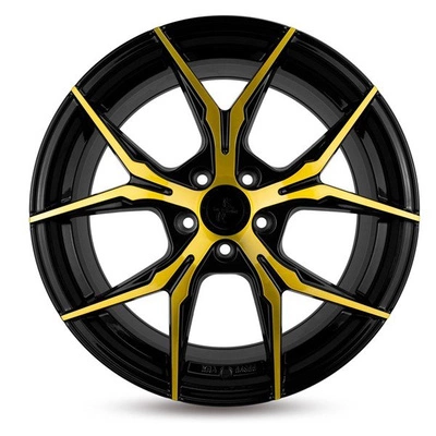 FELGI KESKIN KT19N 5x114.3 8.5x19 ET40 BLACK FRONT GOLD