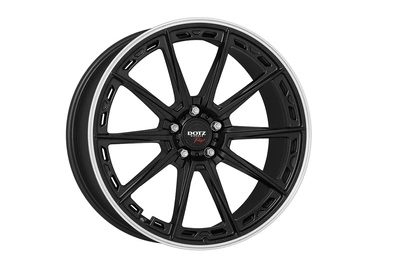 Felgi DOTZ SONOMA DARK 5x112 9.5x20 ET47 Black Matt Polished Lip