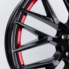 FELGI MAM RS4 5x114.3 8.5x20 ET45 Black Painted Red Inside