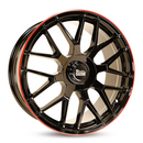 FELGI MAM GT1 5x112 8x18 ET45 Black Painted Lip Red
