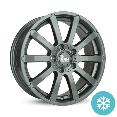 FELGI MAM W3 4x108 5.5x14 ET43 Palladium Painted