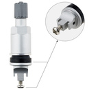 Zawór Wentyl TPMS - 19 STIX do czujnika Pacific srebrny