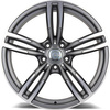 FELGI CARBONADO DIAMOND 5x120 9.5x19 ET38 Matt Anthracite Front Polished