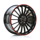 FELGI AVUS AC-M03 5x112 8x19 ET35 BLACK RED LINE
