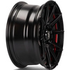 FELGI SEVENTY9 SCF-F 4x100 7x15 ET35 Black Glossy Red Inner Lip