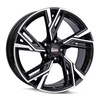 Felgi MAM RS5 4x108 6.5x16 ET37 Black Front Polish