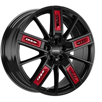FELGI RONAL R67 RED 5x108 8x18 ET40 Jetblack