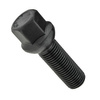 Czarna śruba do felg M14x1.5 35 mm – klucz 17. Kula