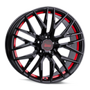 FELGI MAM RS4 5x108 8.5x20 ET45 Black Painted Red Inside
