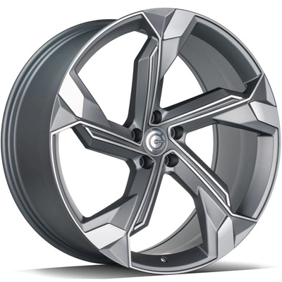 Felgi Carbonado SUPERSTAR 5x112 10x22 ET20 Matt Anthracite Front Polished