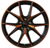 Felgi Brock B40 5x112 8x19 ET50 Black Orange Matt