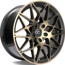 FELGI CARBONADO CRAZY 5x120 8.5x18 ET35 Black Glossy Gold Front
