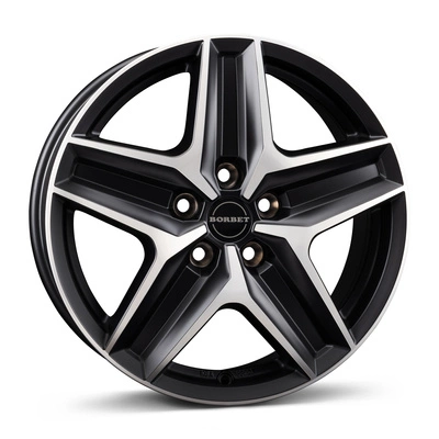 Felgi Borbet CWZ 5x130 7.5x18 ET53 Black Polished Matt