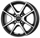 FELGI ANZIO SPLIT 4x100 6x16 ET38 Diamond Black Front Polished