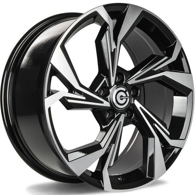 FELGI CARBONADO SLINGSHOT 5x112 8.0x18 ET45 Black Front Polished